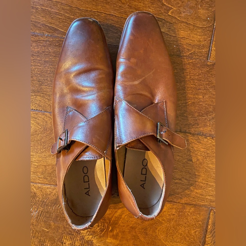 Aldo size 10 men’s leather boots